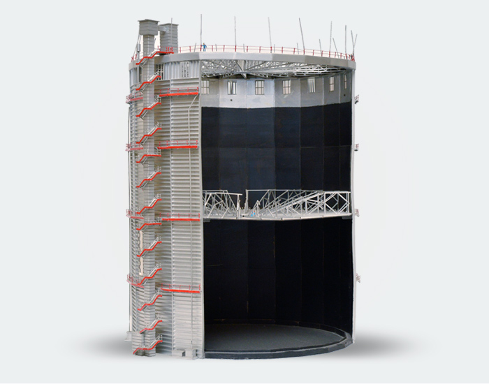 maqueta del gasometro maqueta del gasometro