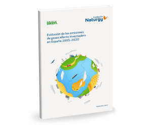 Evolución de las emisiones de gases efecto invernadero en España 2005